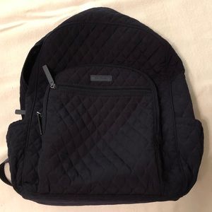 Vera Bradley Large Backpack/Navy Microfiber